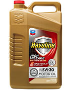 Havoline 5W30 High Mileage Synthetic Blend