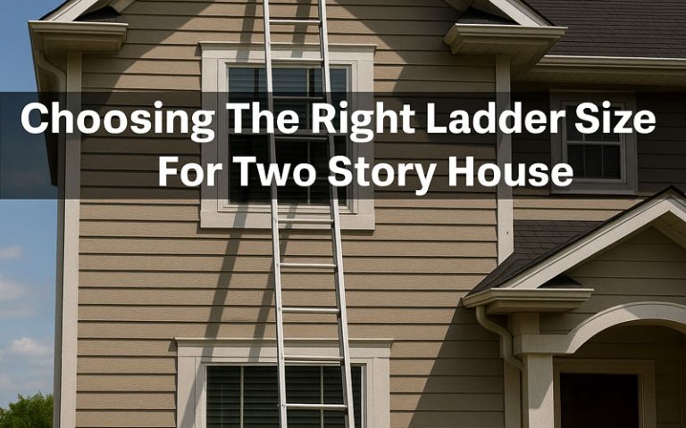 Choosing the Right Ladder Size for Two Story House